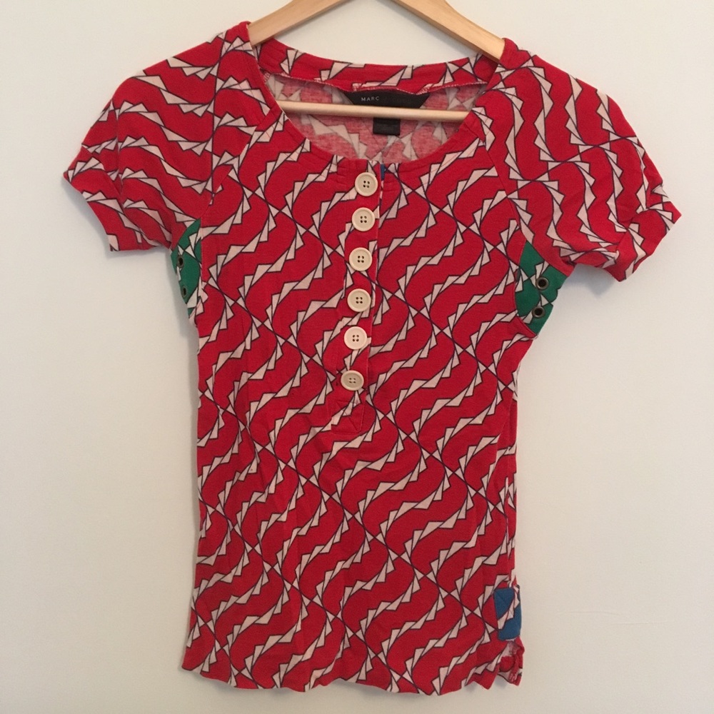 Marc Jacobs shirt with grommet vents